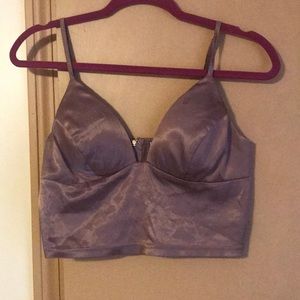 Satin sized medium going out shirt.